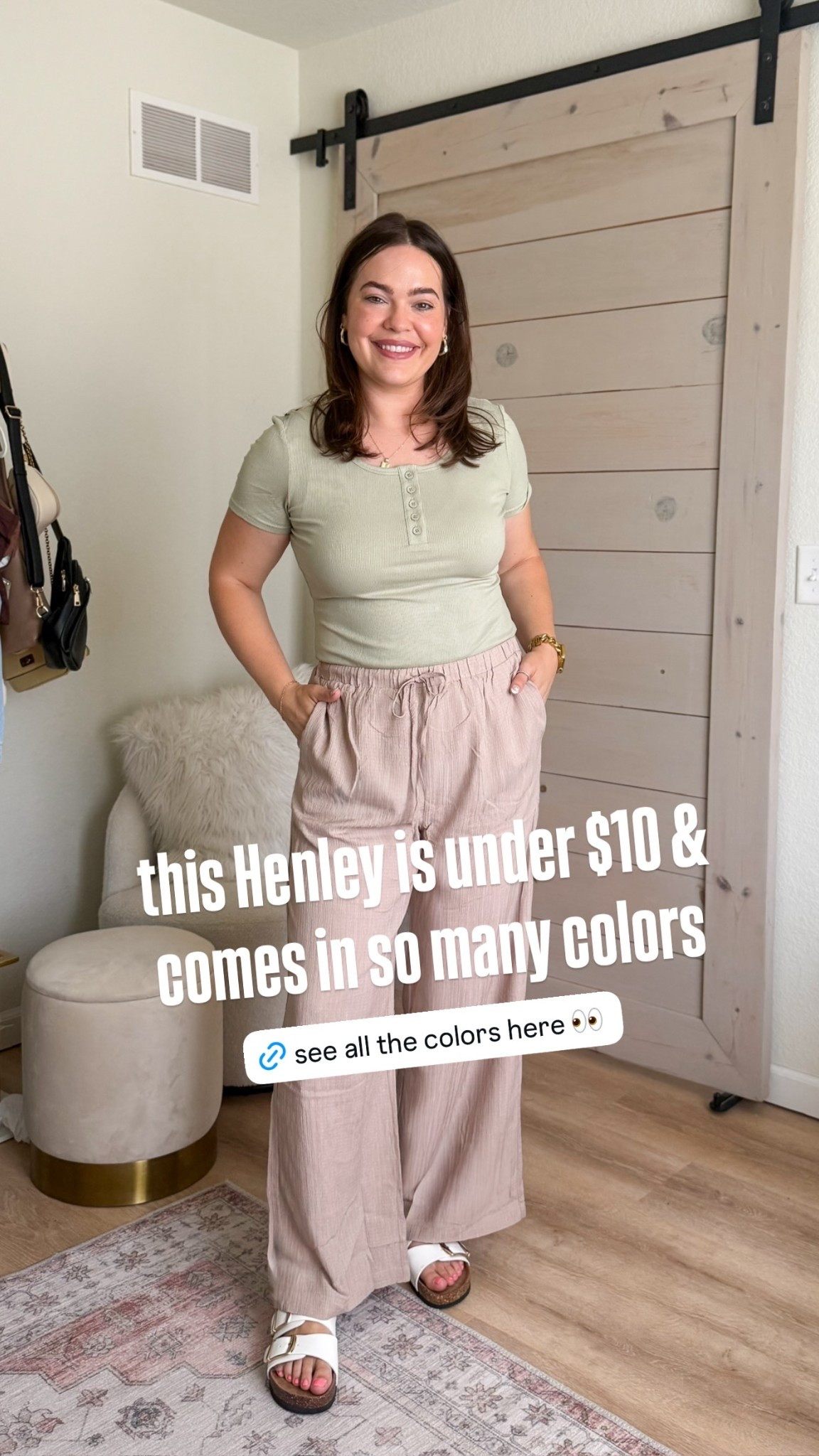 this Henley is under $10 & comes in so many colors