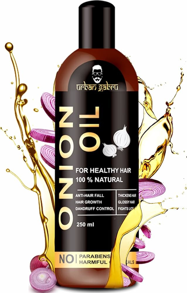Urbangabru Onion Oil for Hair growth Organic | Onion Juice, Hair Oil for Dry Damaged Hair and Gro... | Amazon (US)