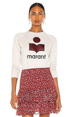 Isabel Marant Etoile Milly Sweatshirt in Ecru from Revolve.com | Revolve Clothing (Global)