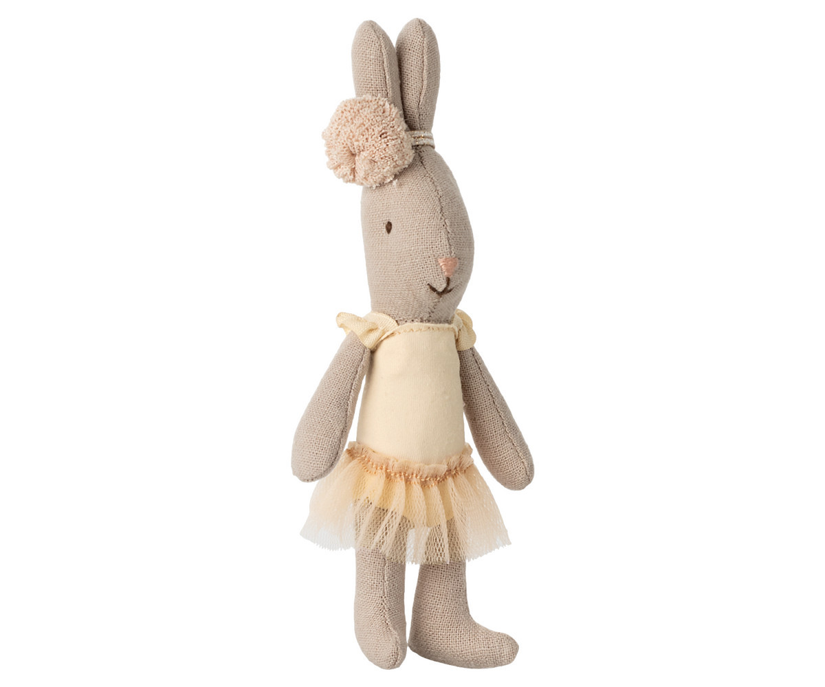 Maileg | Micro Rabbit in Cream Ballet Suit & Skirt - Multi / One Size | Janie and Jack
