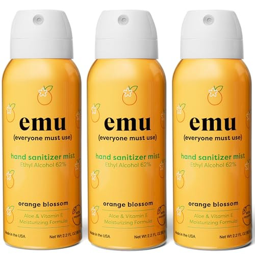 Hand Sanitizer pocket spray, Travel size 2.2oz. Cleanses Your Hands, Hydrating. Hand soap bulk, bath and body works. 24-hour disinfectant sanitizing. Made in USA (6, Orange Blossom) | Amazon (US)