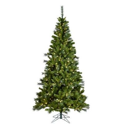 Vickerman 4.5' x 30" Malvern Mix EZ Artificial Christmas Tree, Warm White Dura-Lit® LED lights | Target