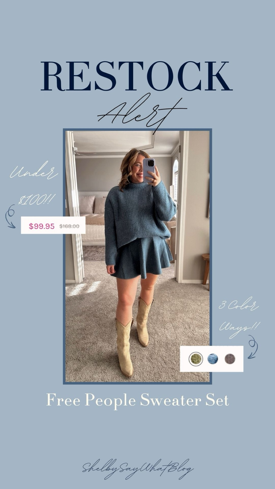 Restock Alert! 🚨 Free People for under $100?! Yes, please!! I’m obsessed with this sweater set. It would be so cute for a date night outfit! I sized down to a Medium because it runs BIG! 

#LTKFindsUnder100 #LTKMidsize #LTKSaleAlert