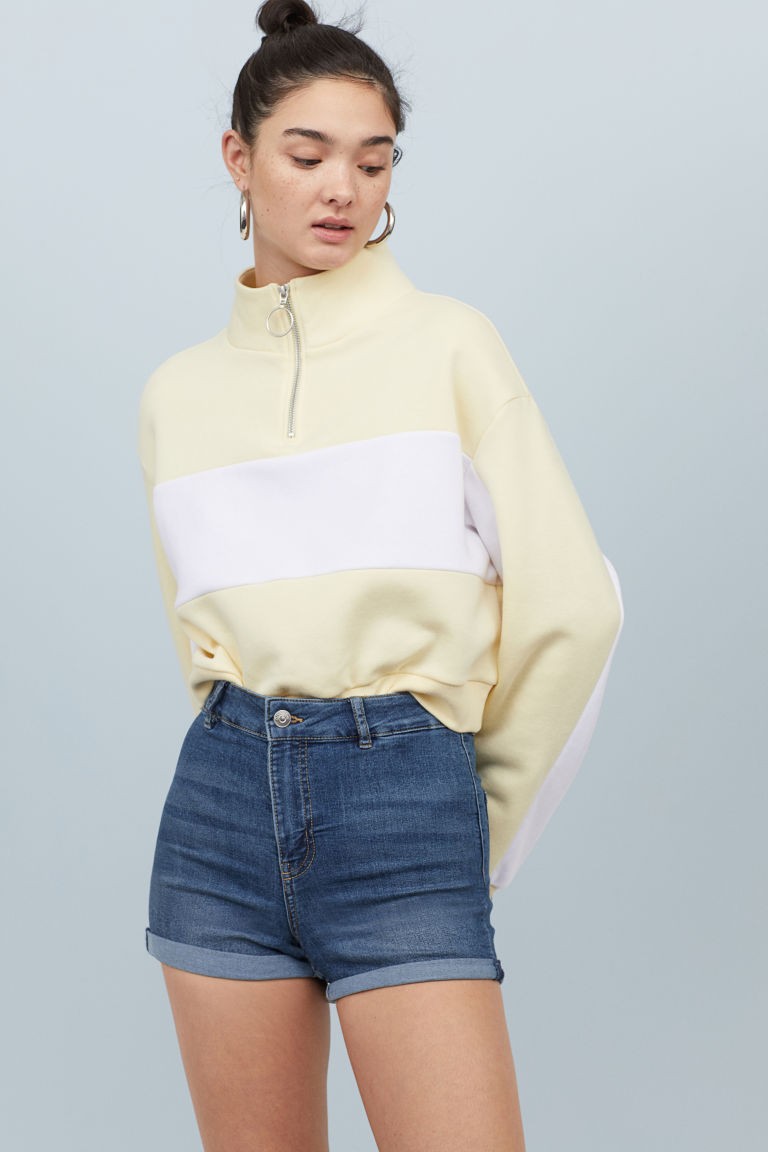 Twill Shorts High Waist | H&M (US + CA)