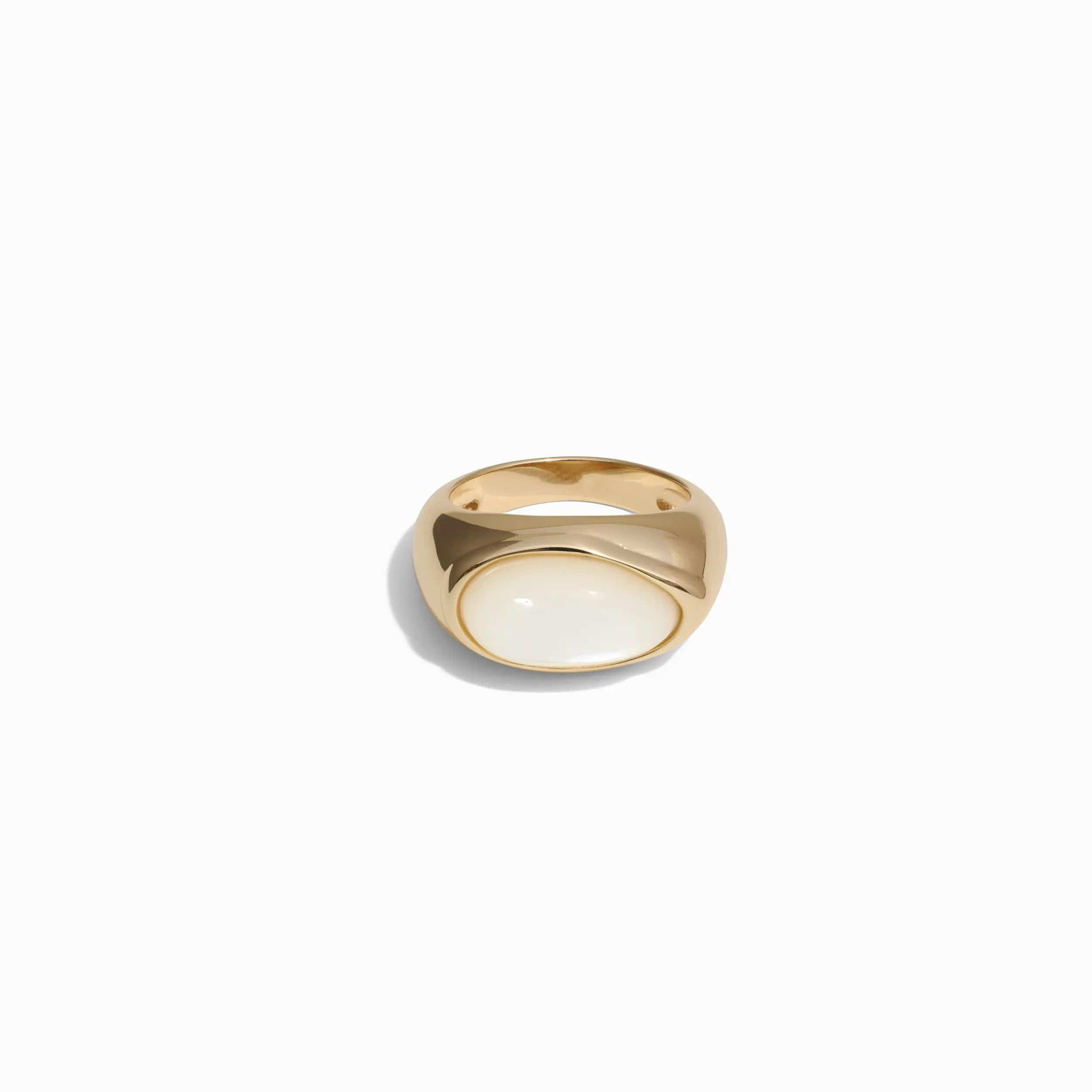 Mother of Pearl Signet Ring | Awe Inspired