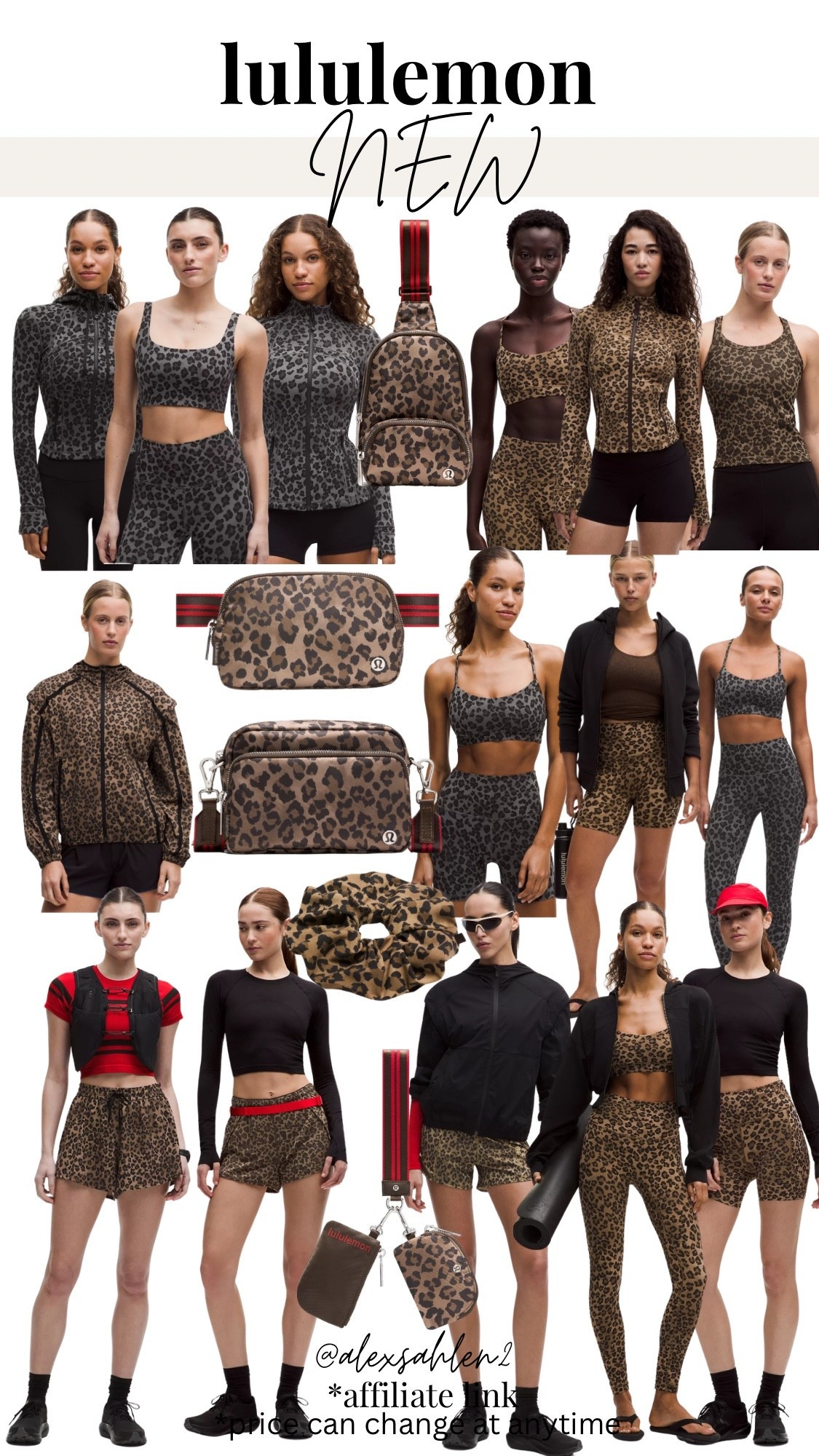 NEW drop! Lululemon leopard print!! 😍 🐆 

New lululemon, workout out gear, athletic gear, workout outfit, gym outfit, lululemon leggings, lululemon shorts