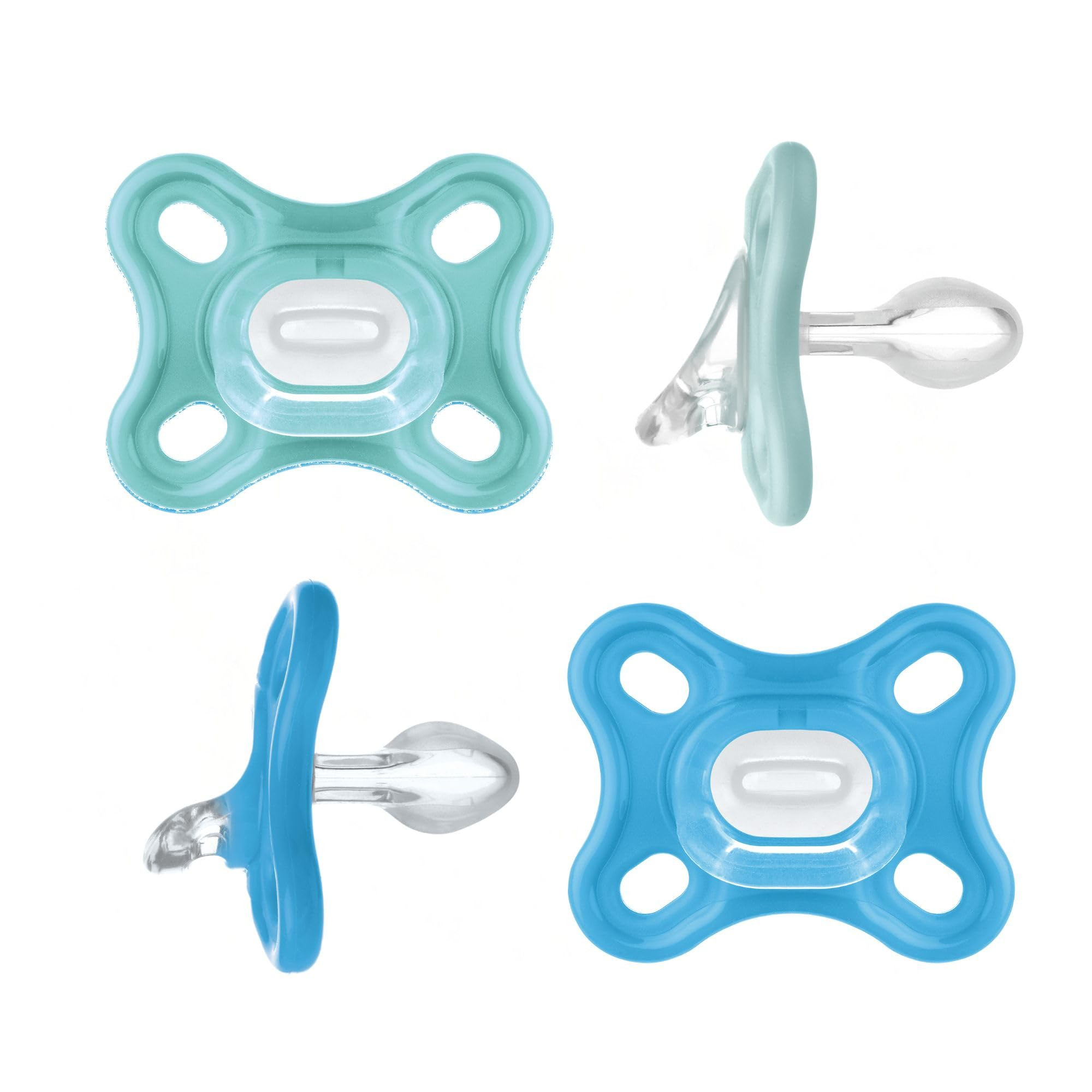 MAM Comfort Baby Pacifiers, Lightweight One-Piece Full Silicone Binky for Newborns 0-3 Months, BP... | Amazon (US)