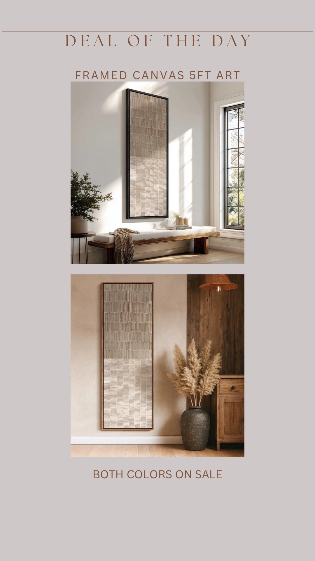 Brand new framed 5ft wall art!! Amazing price point 

#LTKSaleAlert #LTKHome