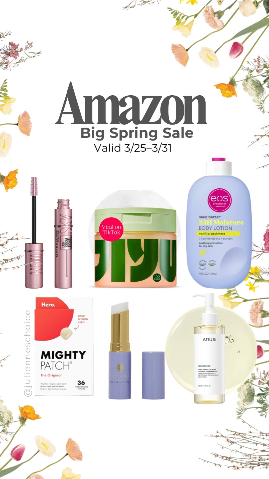 Up to 40% off on Amazon beauty finds ✨  

Spring skincare refresh starts here  
Only until 3/31  

Shop now before it’s gone  ✨julienneschoice

#amazonfind #LTKspring

#LTKBeauty #LTKSaleAlert
