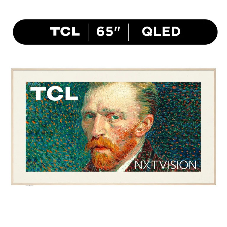 TCL 65&quot; Class NXTVISION TV 4K QLED Smart TV with Google TV and Flush Wall Mount (NEW 2024), Art T... | Walmart (US)