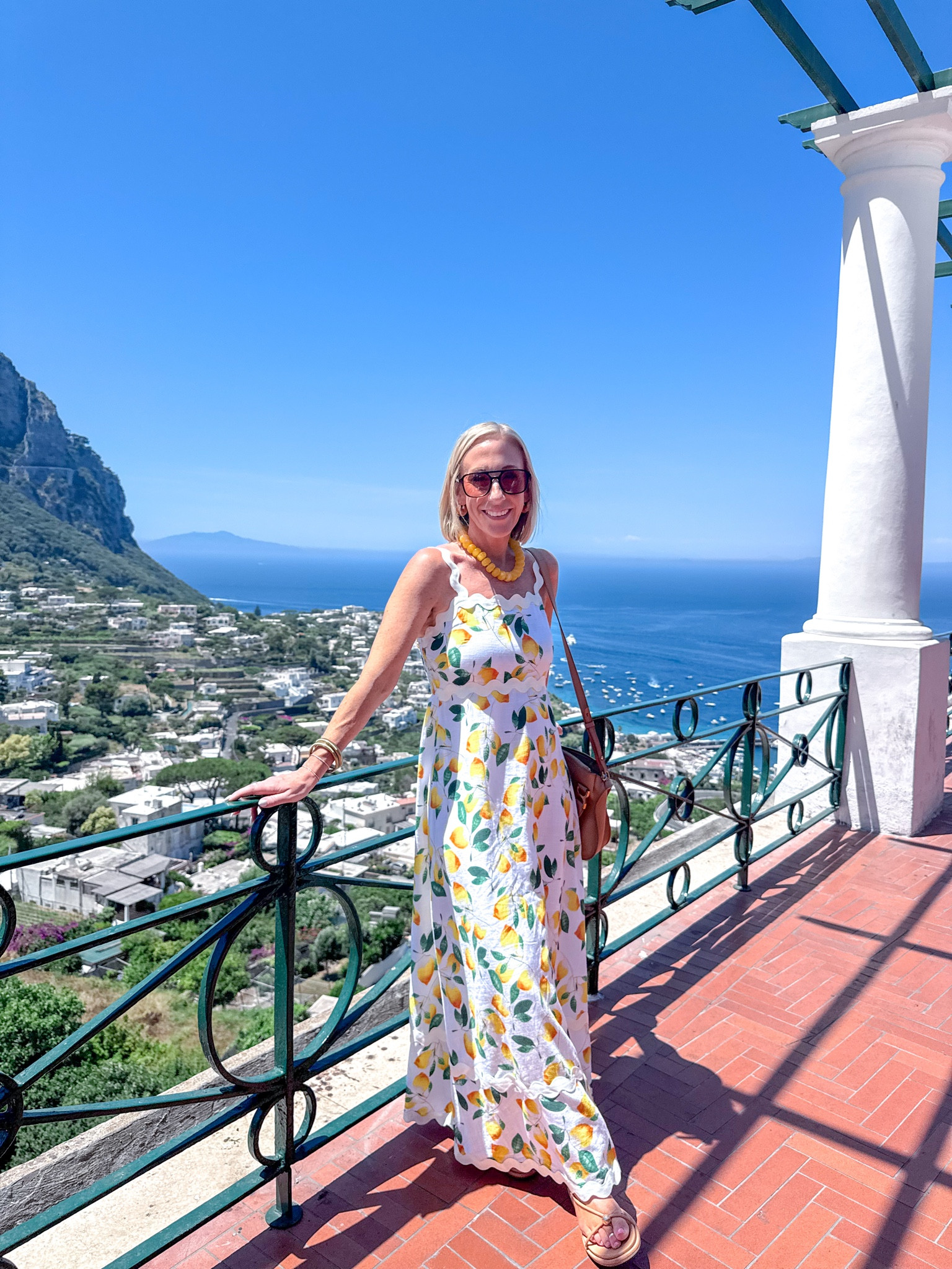Capri ootd:
• lemon dress - size small. Cotton!

#LTKootd #LTKTravel #LTKSeasonal