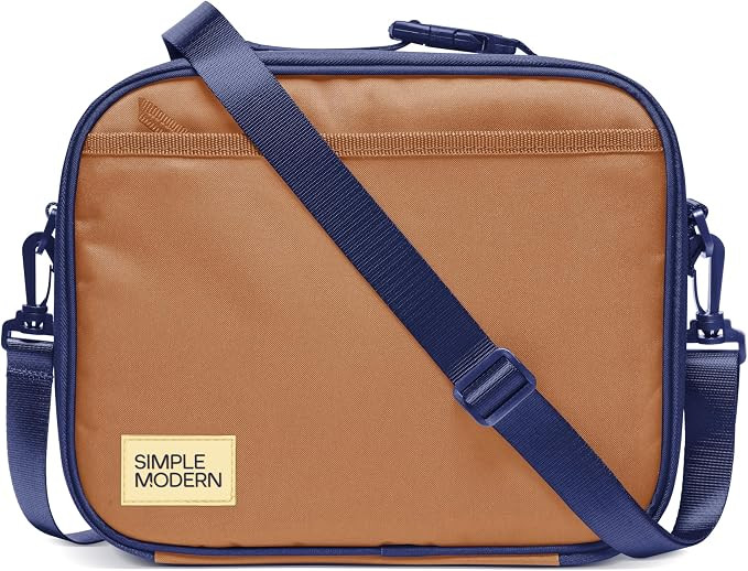 Simple Modern Hadley Lunch Box with Shoulder Strap | Kids & Adults | Insulated Bag with Pockets f... | Amazon (US)