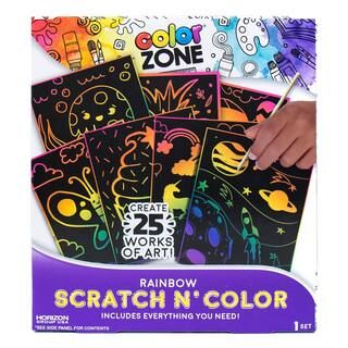 Color Zone® Rainbow Scratch N' Color | Michaels Stores