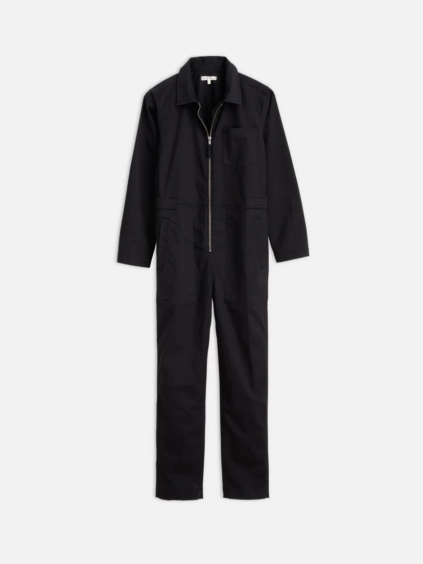 Standard Zip Front Jumpsuit in Cotton Twill | Alex Mill