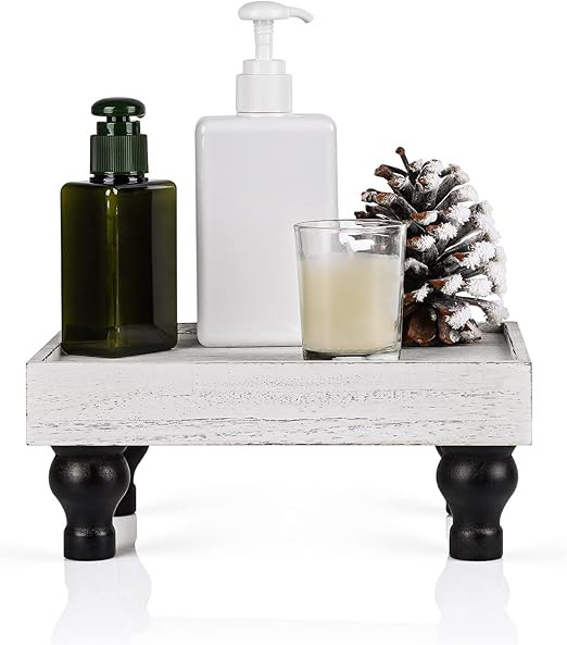 Natheeph Risers for Display Wood Riser Farmhouse Wood Pedestal Stand for Home Kitchen Bathroom Co... | Amazon (US)