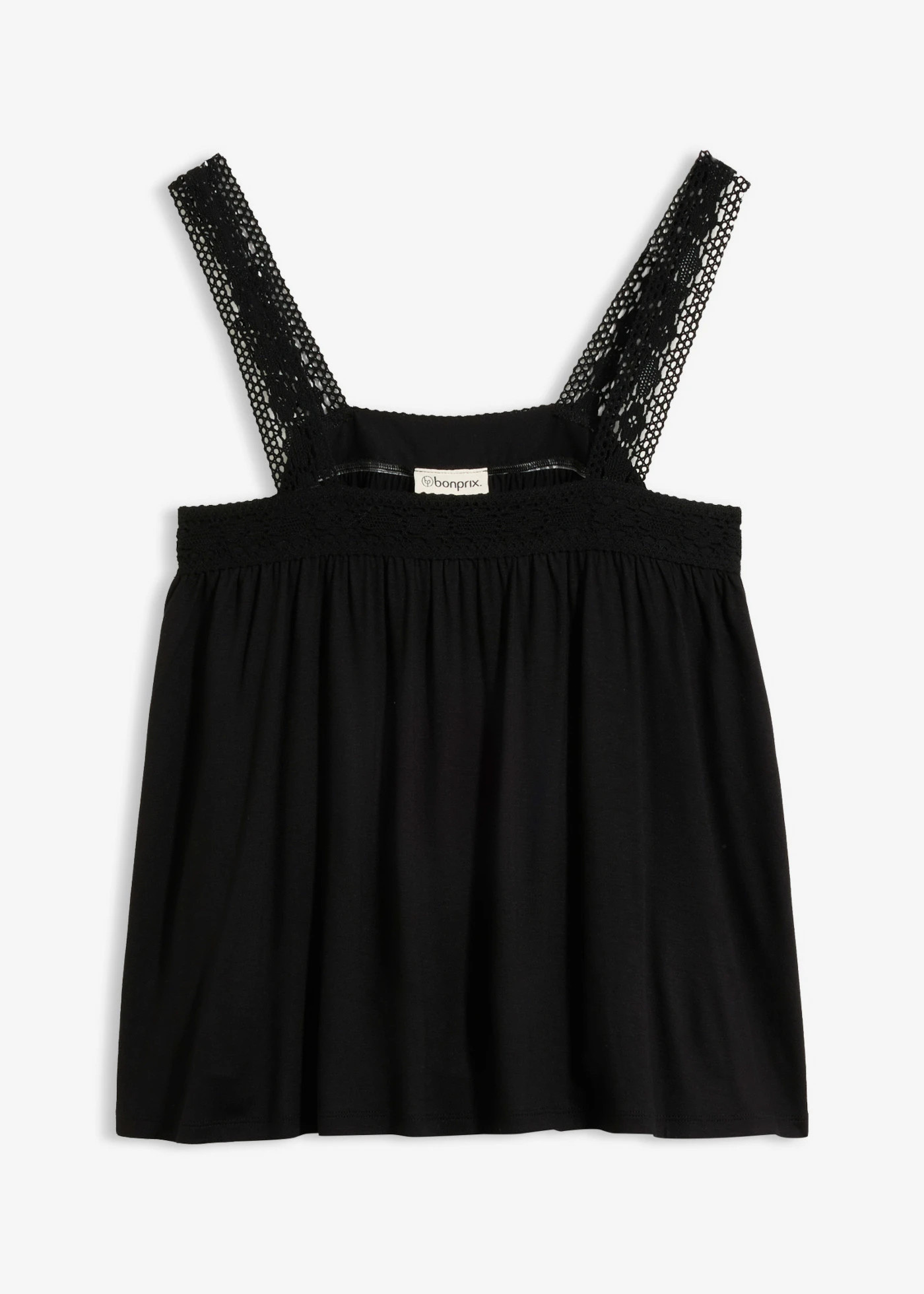 Top van zachte viscose zwart | Bonprix NL (Influencer)