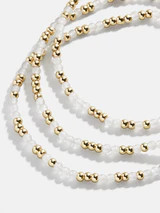 Sadie Bracelet Set - White | BaubleBar (US)