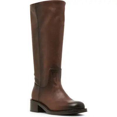 Steve Madden Rubi Knee High Boot in Brown Leather at Nordstrom, Size 7 | Nordstrom
