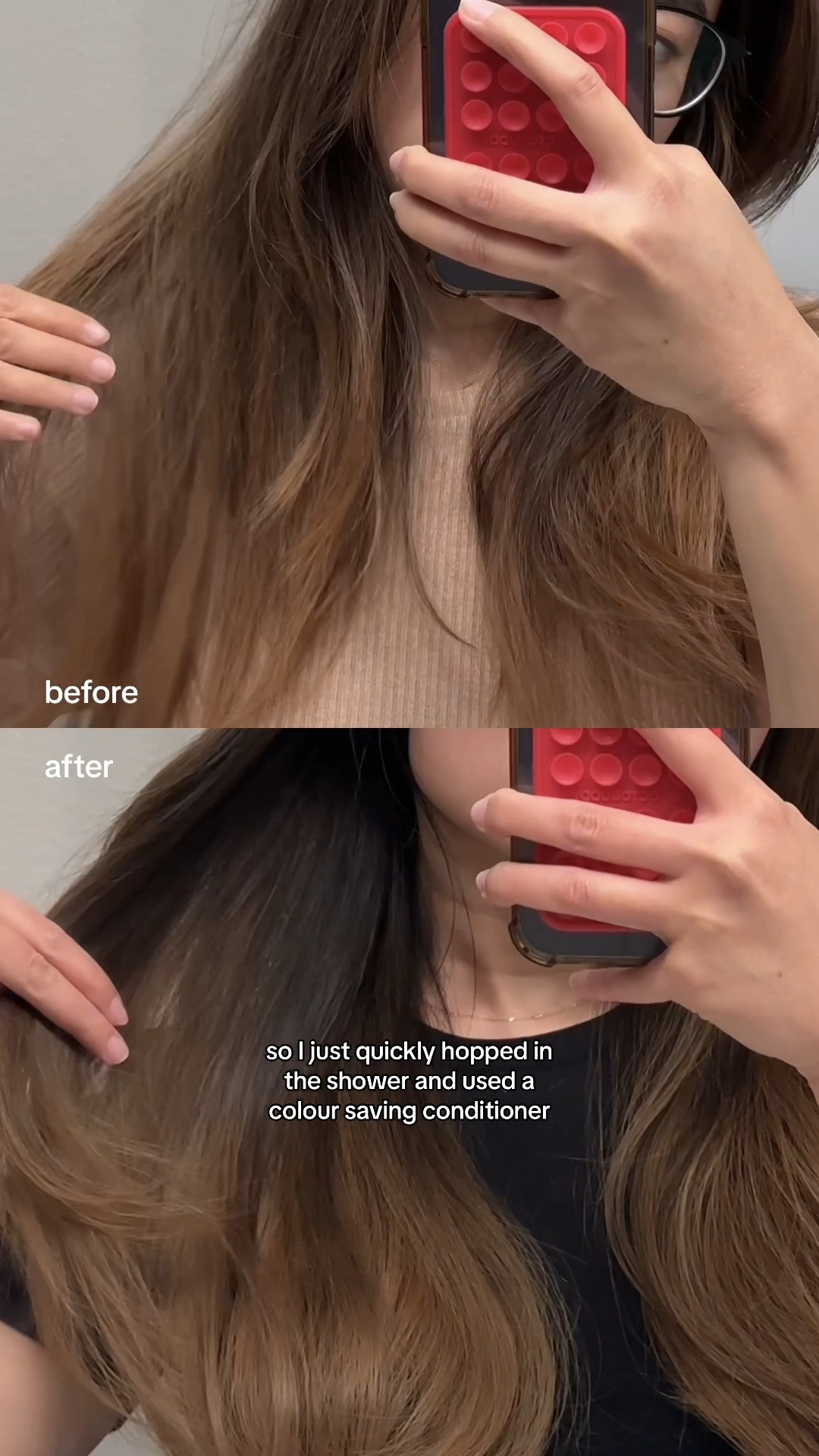 Balayage refresh 💓

I applied this gloss after washing my hair for 10 mins! You can leave it on for 3-20 mins depending on how intense you want the color to be :) way easier than toning imo!



#LTKVideo #LTKbeauty