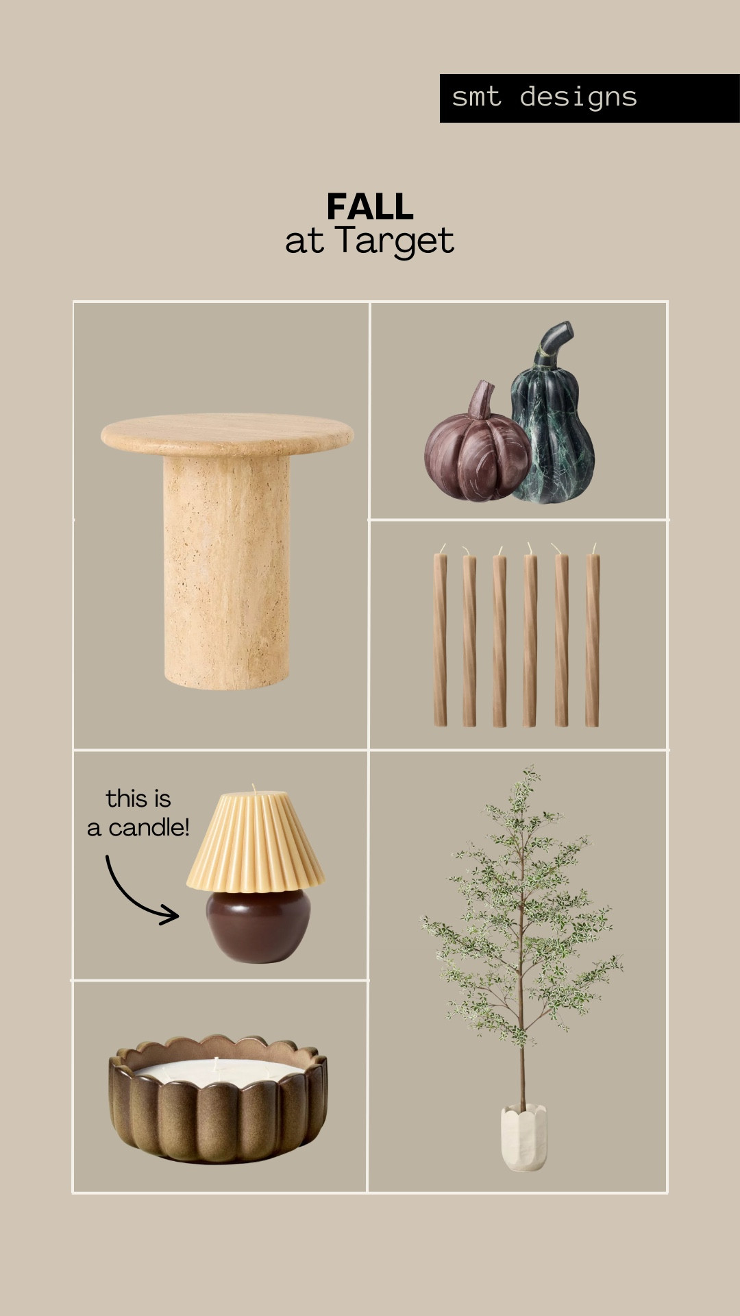 How cute is the candle that looks like a lamp?! Fall at Target is showing up like it always does! 

#LTKSeasonal #LTKFindsUnder50 #LTKHome