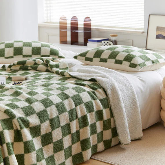 Checkered Blanket - Etsy | Etsy (US)