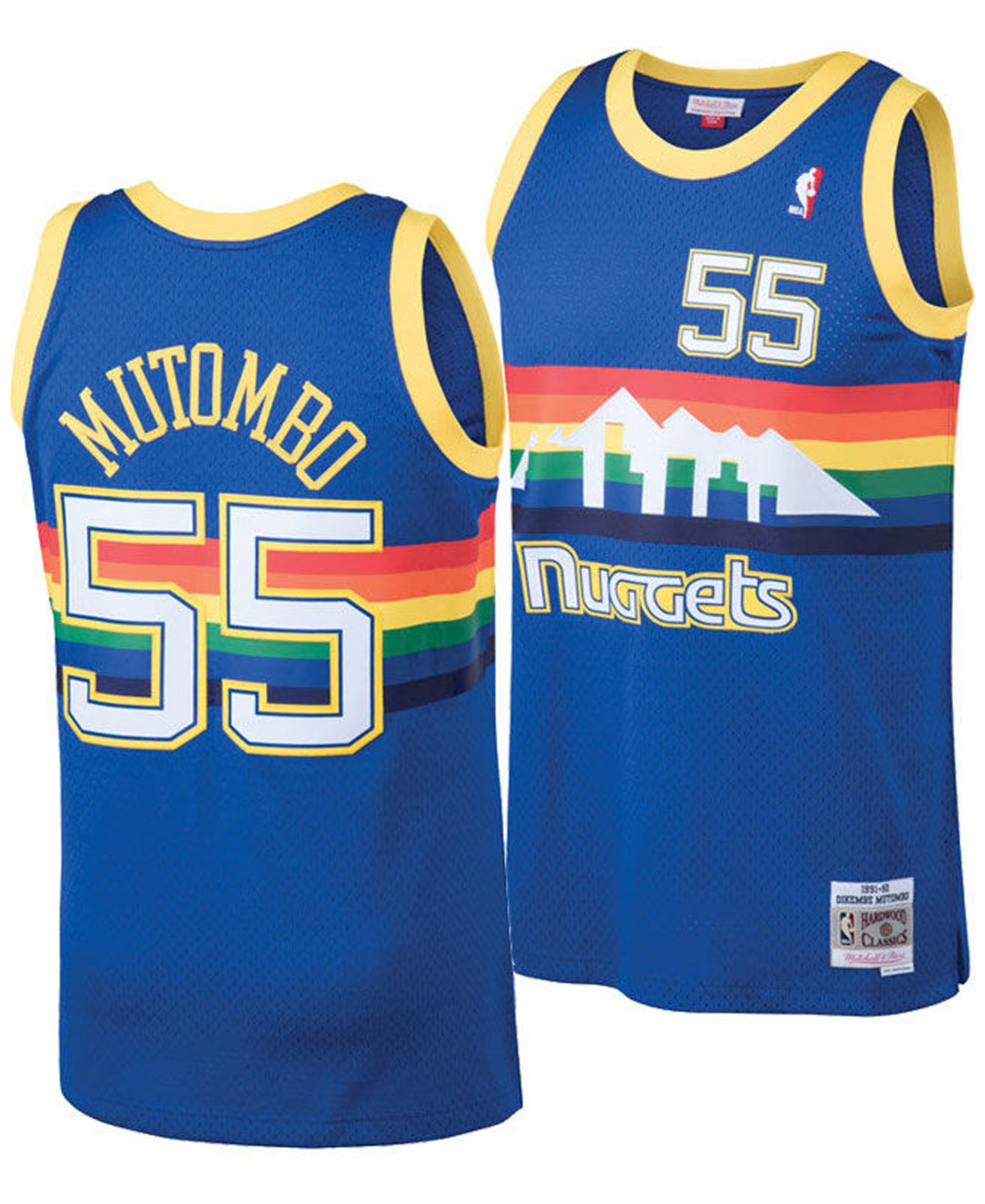 Mitchell & Ness Big Boys Dikembe Mutombo Denver Nuggets Hardwood Classic Swingman Jersey | Macys (US)