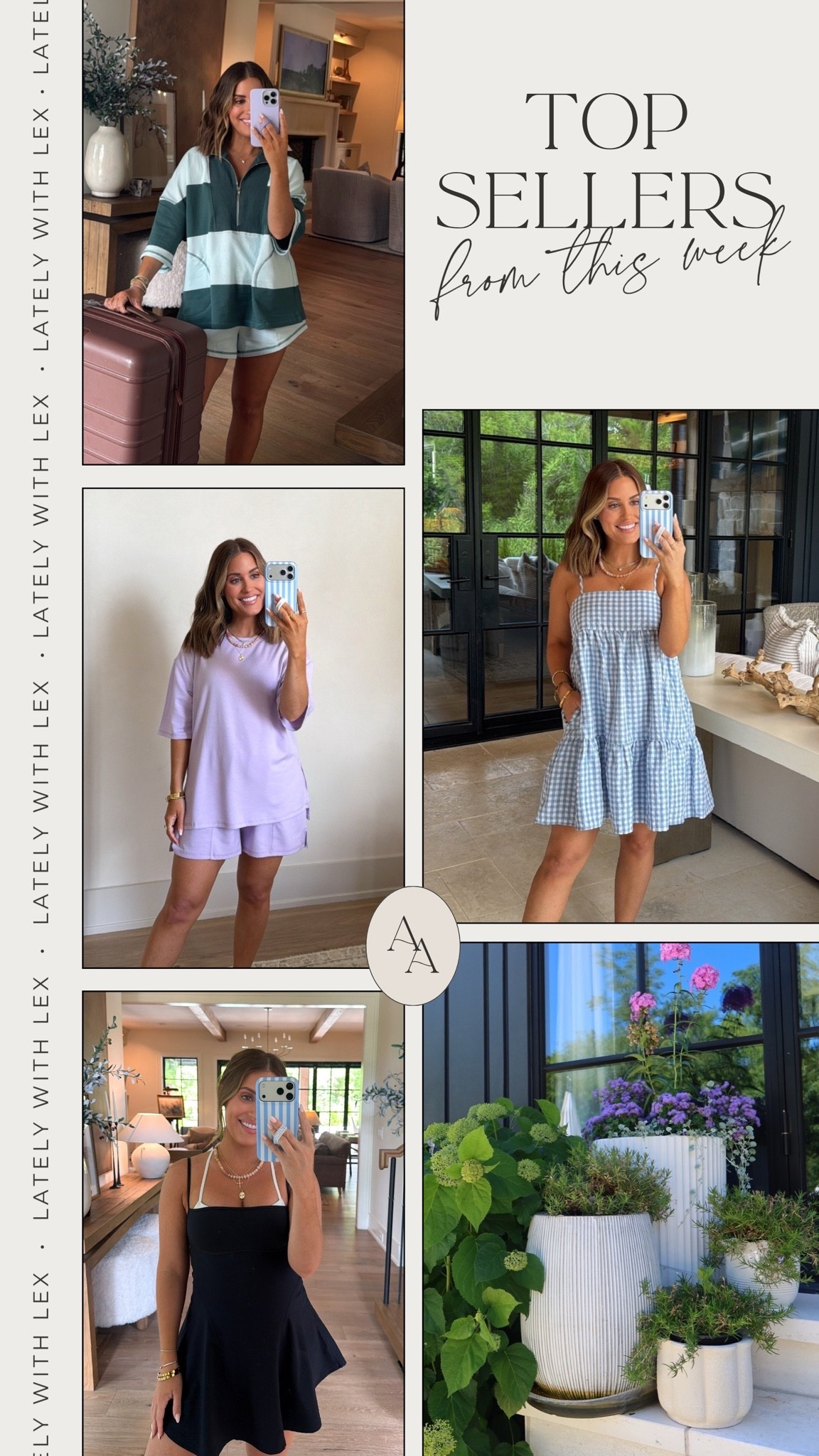 Last week’s top sellers! Featuring lots of summer finds 💛 

1. Planter pots starting at just $9! Linking these four here- two are Walmart, one is Wayfair, and another is on sale at CB2! 
2. Blue gingham dress from Amazon— just $33 and the perfect dress for Memorial Day weekend, 4th of July, summer, etc! 
3. Amazon Lilac Matching Set— the cutest & comfiest set for $36! 
4. Free People Tennis Dress— bought this for our disney trip a couple months ago and still wearing it- so cute, comfy, and the perfect flirty actives dress. Features double lined bra & shorts underneath too! 
5. Striped Amazon set- one of my favorites every year!! Such a classic set & easy to throw on for errands, travel day, summer, etc!

#LTKSeasonal #LTKootd #LTKSaleAlert