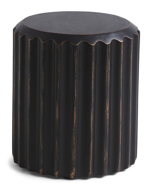 Fluted Side Table | TJ Maxx