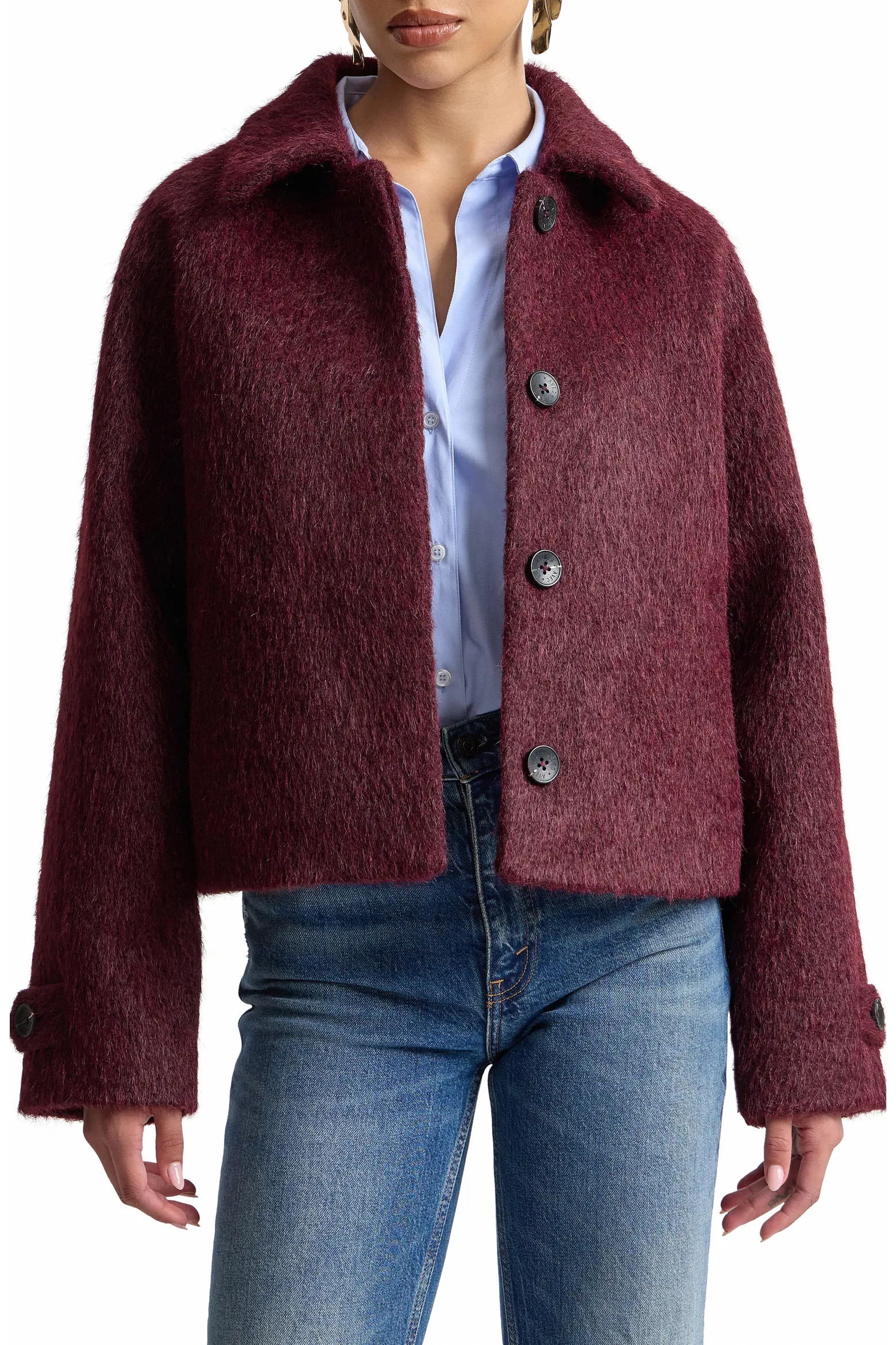 Crop Woolly Jacket (Women) | Nordstrom | Nordstrom