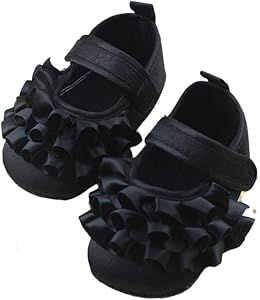 Baby Girl Soft Sole Princess Mary Jane Shoes Prewalker | Amazon (US)