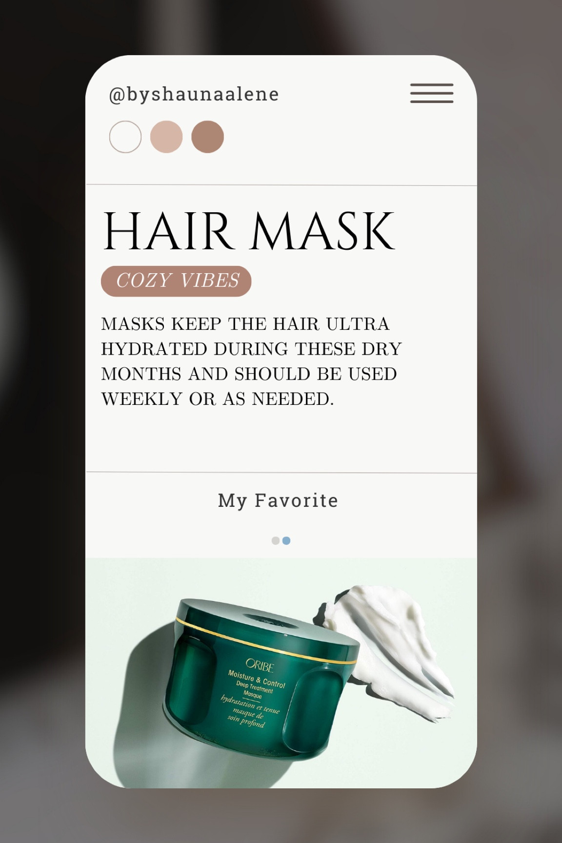 Hair masks are a must in the fall/winter 

#LTKunder50 #LTKstyletip #LTKbeauty
