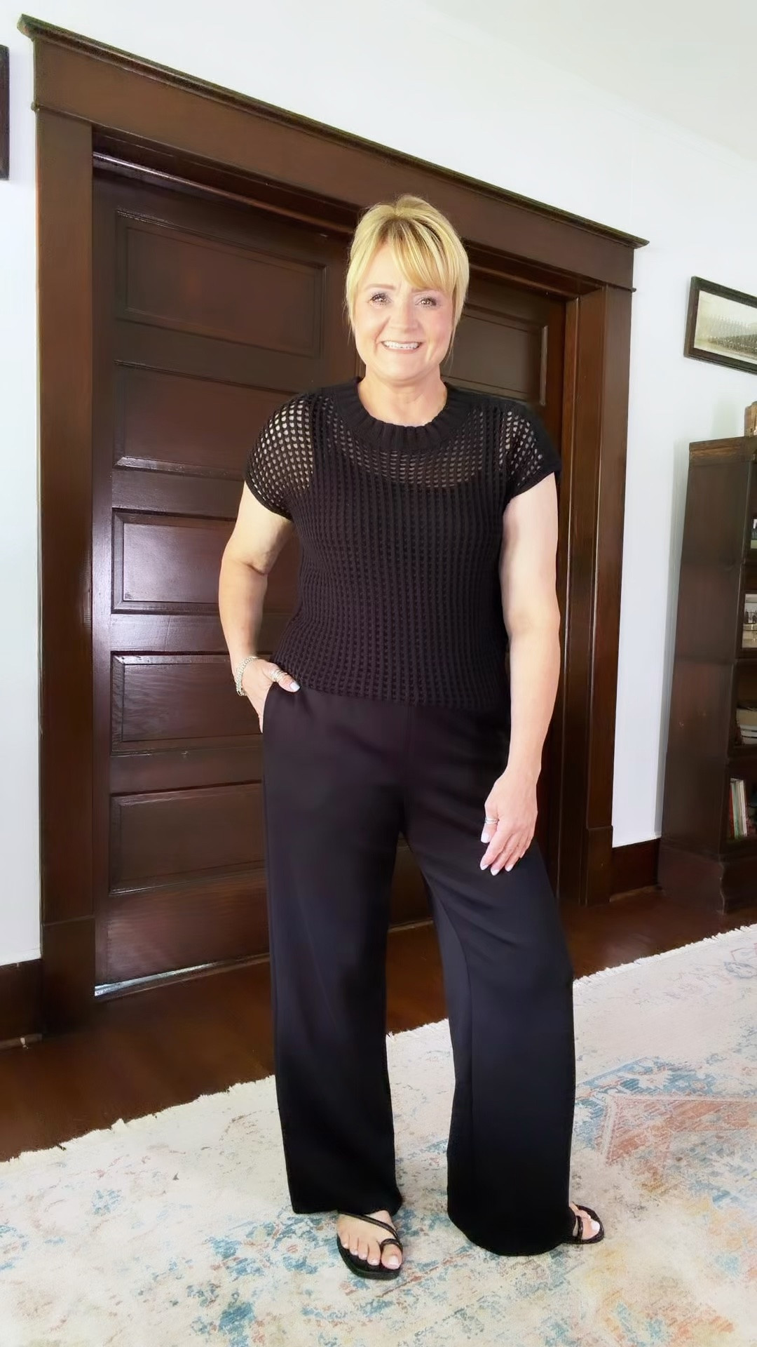 This set is so good and on sale today. Wearing my true size medium.

#LTKootd #LTKOver40