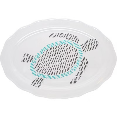Pavilion Gift Company - Beach - 20" Melamine Serving Tray - Serving Trays | Target