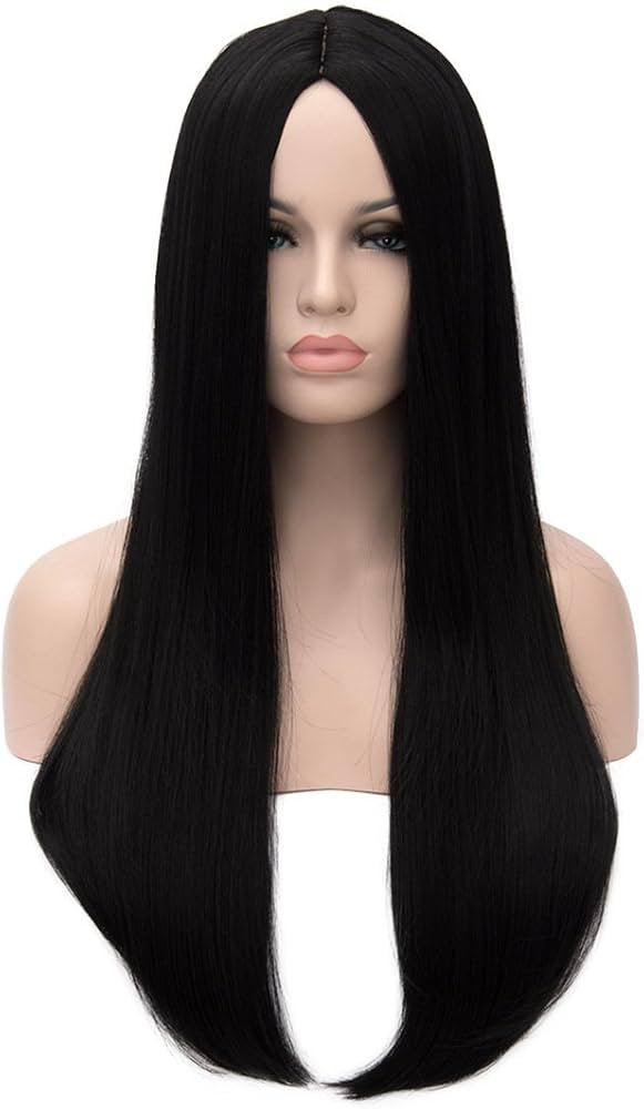 Kalyss 26 inches Women's Wig Long Straight Imported Synthetic Cosplay Costume Hair Wig | Amazon (US)