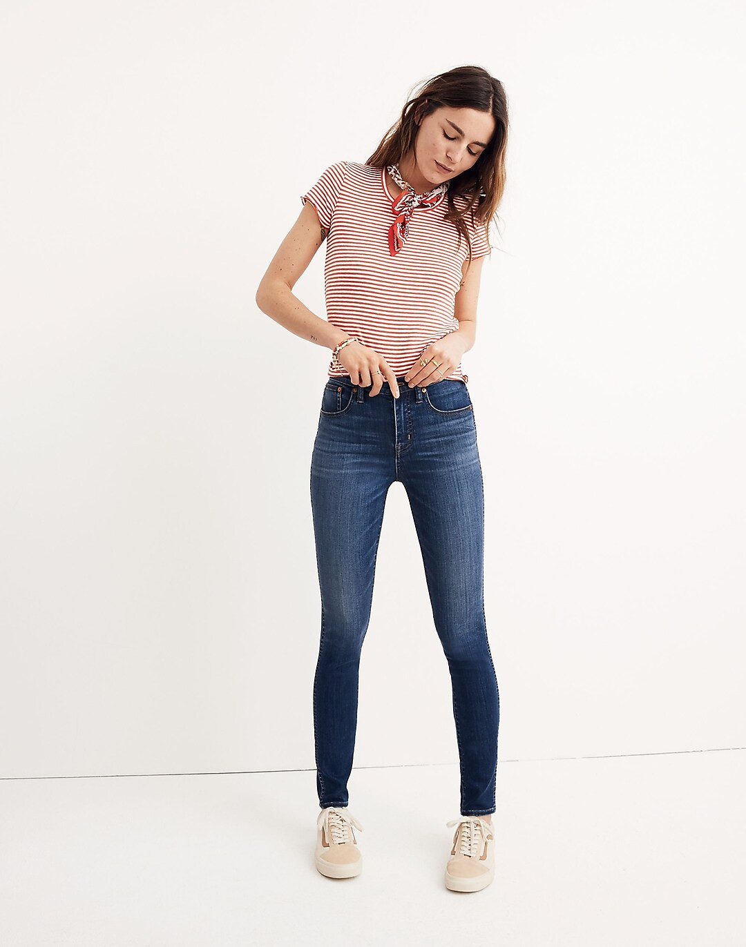 10" High-Rise Skinny Jeans in Danny Wash: TENCEL™ Denim Edition | Madewell