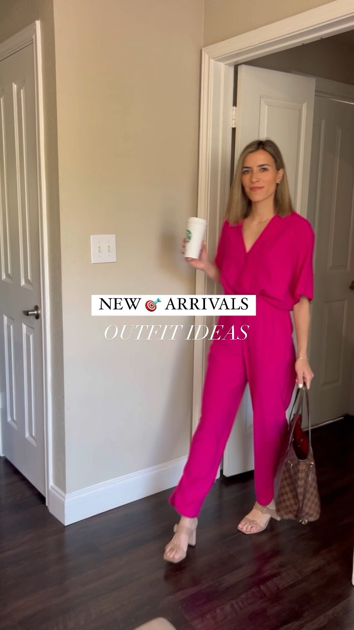 New target arrivals 
Pink set Outfit #1: XS pants, small top
Blue set Outfit #2: XS pants, small top 
Orange set Outfit 3: size small in both 
Dress ( not online yet) size XS 
shorts size 2, tank size small 

#LTKstyletip #LTKunder50