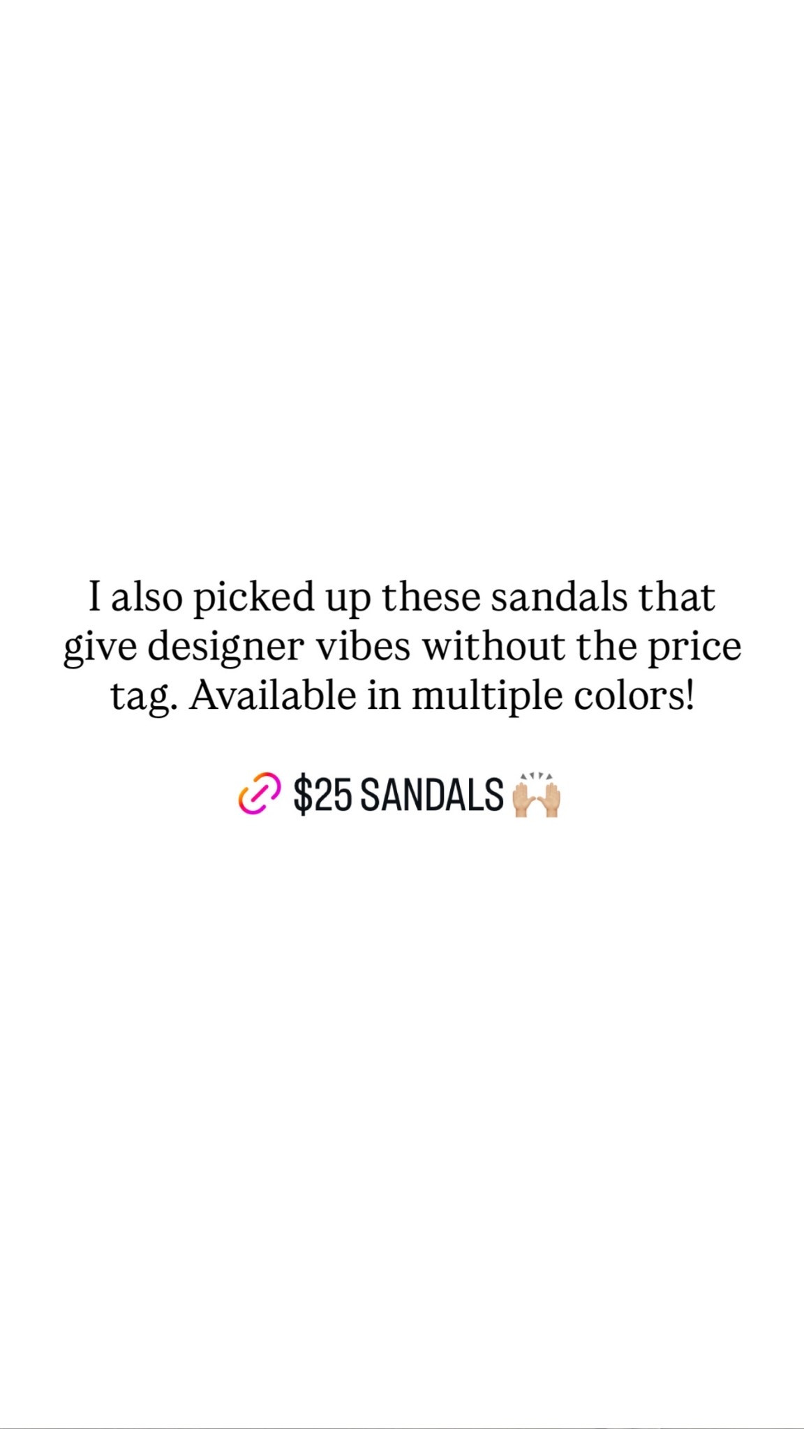 I also picked up these sandals that give designer vibes without the price tag. Available in multiple colors!

#LTKgrwm #LTKootd #LTKSeasonal