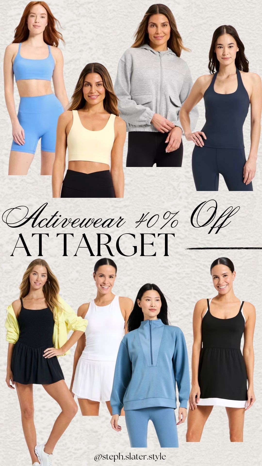 Women’s activewear is 40% off at Target  

#LTKActive #LTKSaleAlert #LTKfitnessgoals