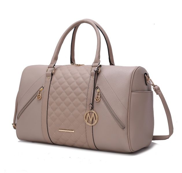Allegra Vegan Leather Women’s Duffle Handbag | MKF Collection
