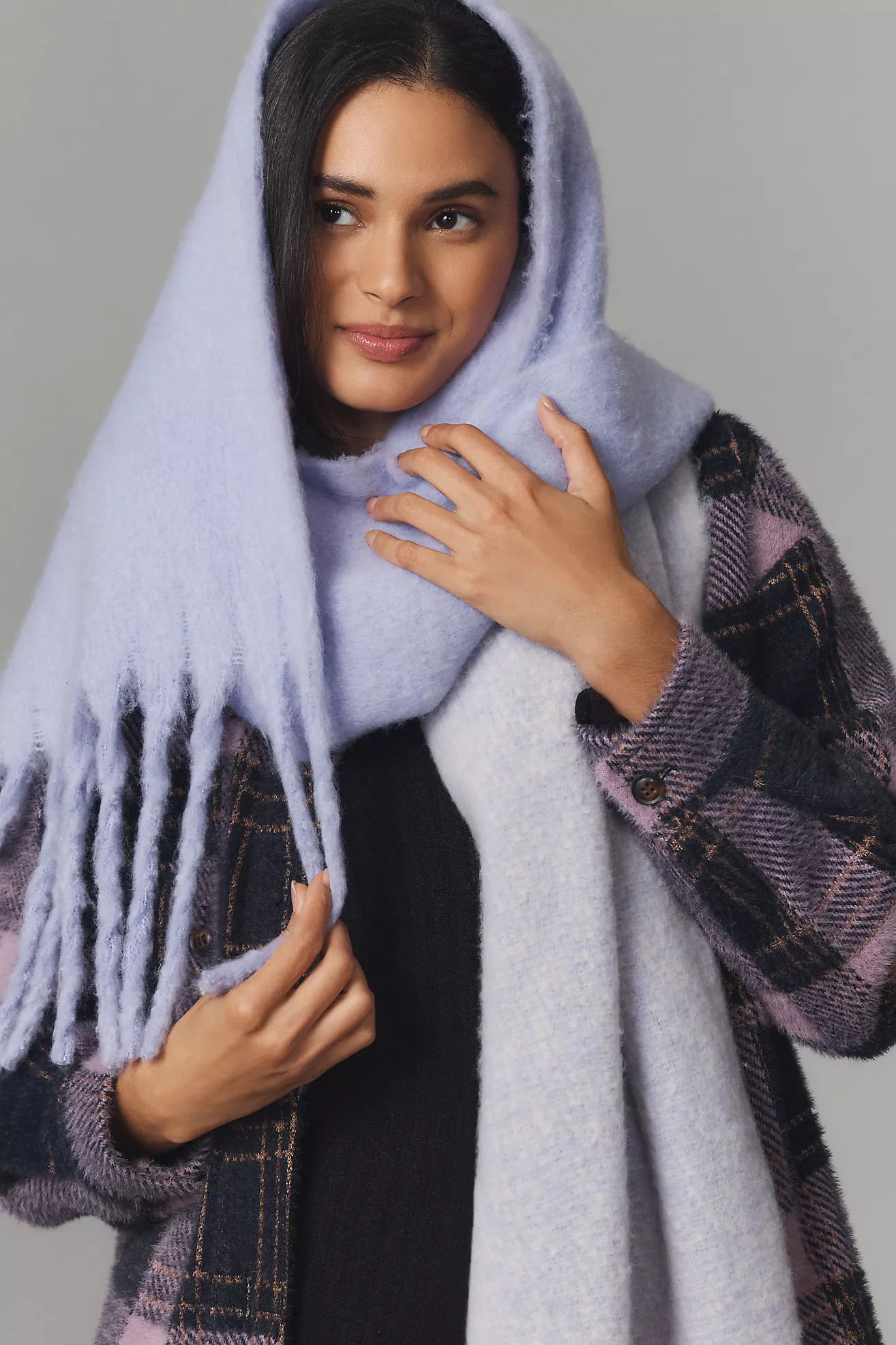 By Anthropologie Recycled Two-Tone Scarf | Anthropologie (US)