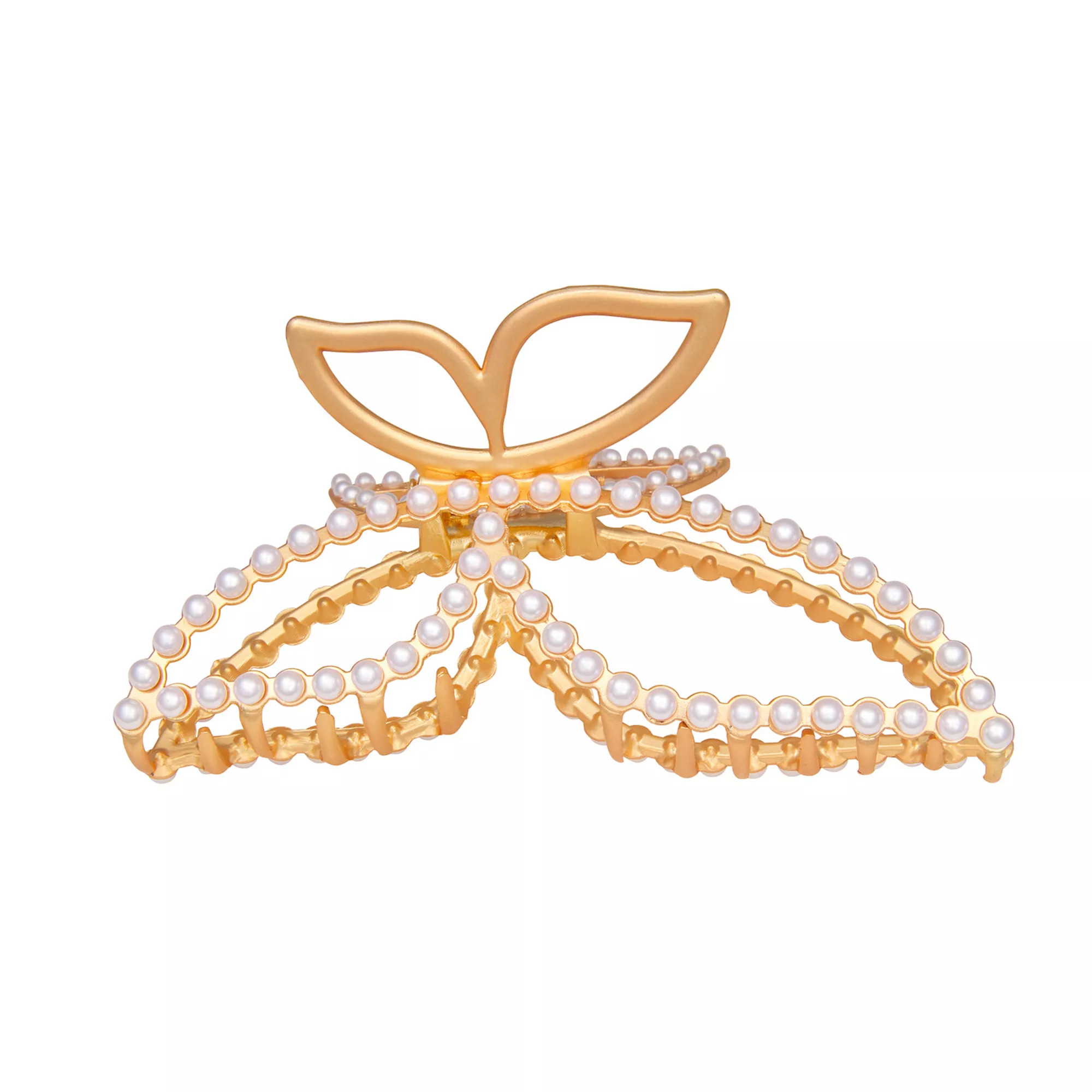 Emberly Simulated Pearl Butterfly Hair Claw Clip | Kohl's