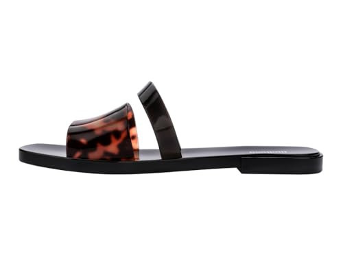 Melissa Ivy Slide II for Women, Black/Tortoiseshell, 10 | Amazon (US)