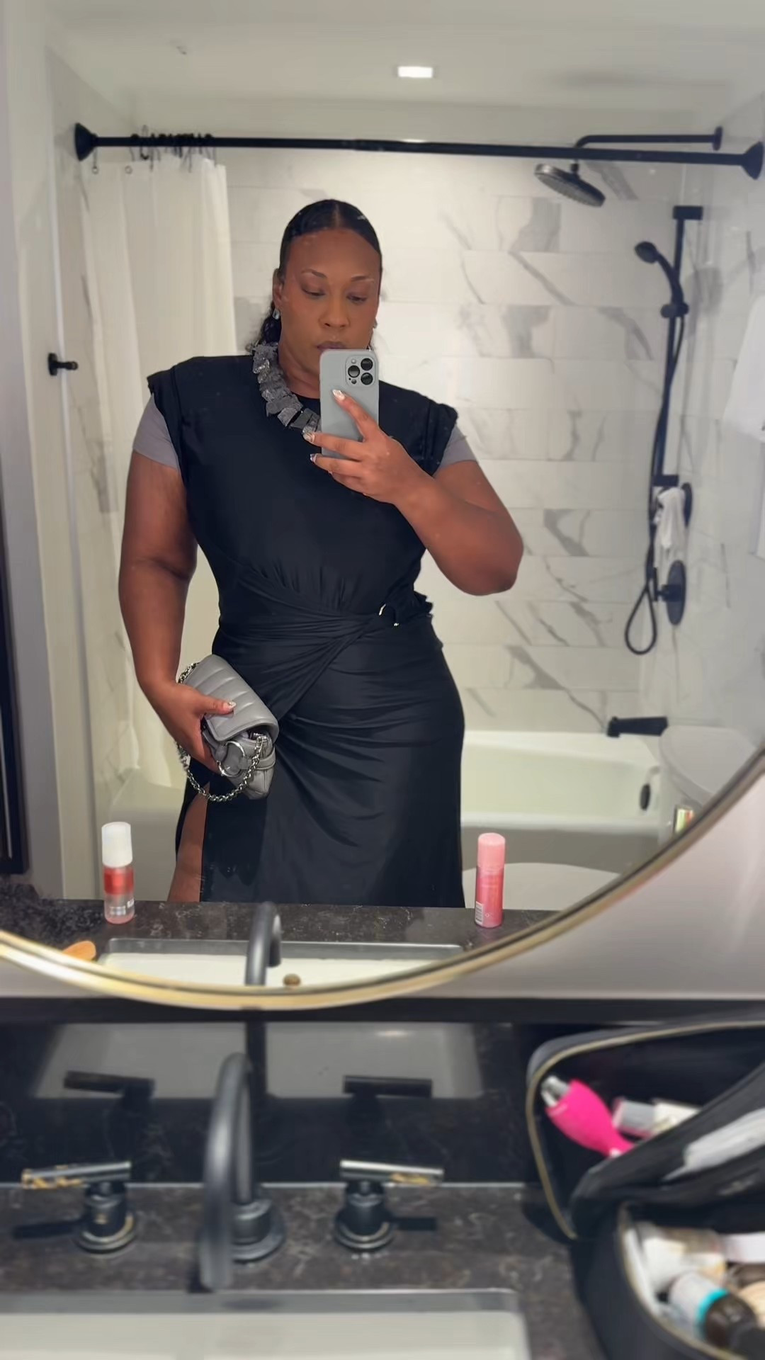 Stepping out in luxury wearing Paco Rabanne.

Wearing Size 40