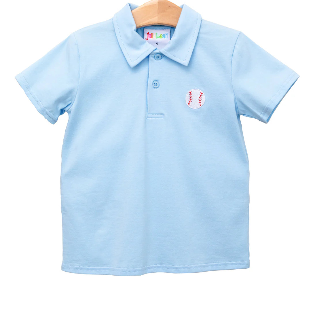 Take Me Out To The Ball Game Polo | Hampton James Clothing