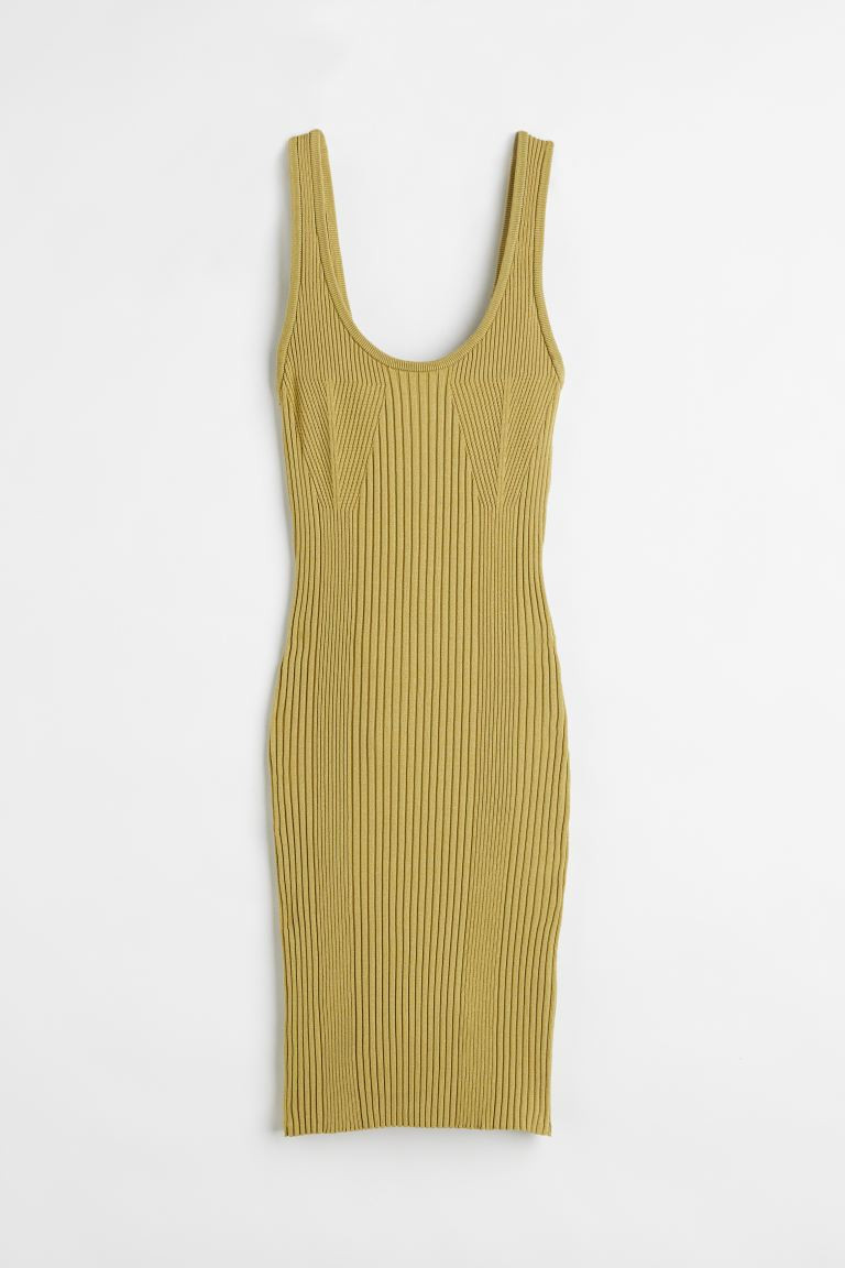 Rib-knit bodycon dress | H&M (UK, MY, IN, SG, PH, TW, HK)
