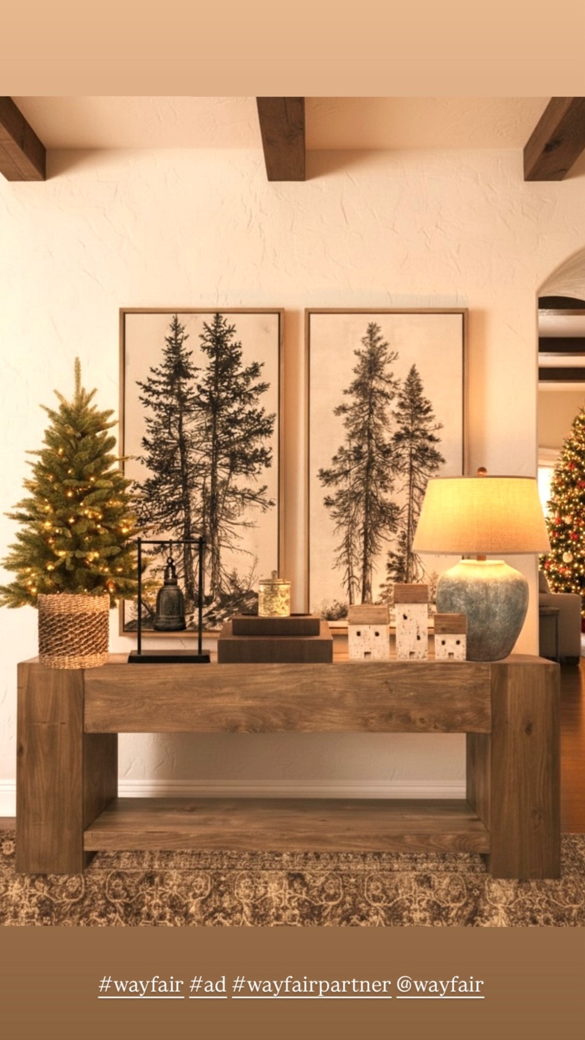 this little corner is giving me all the cozy entryway feels✨ these @wayfair pieces completely pulled this whole entryway together🤎🤎

Holiday entryway, Christmas glow, console table styling, Christmas inspo, #wayfair #wayfairpartner #ad

#LTKHoliday #LTKSeasonal #LTKHome