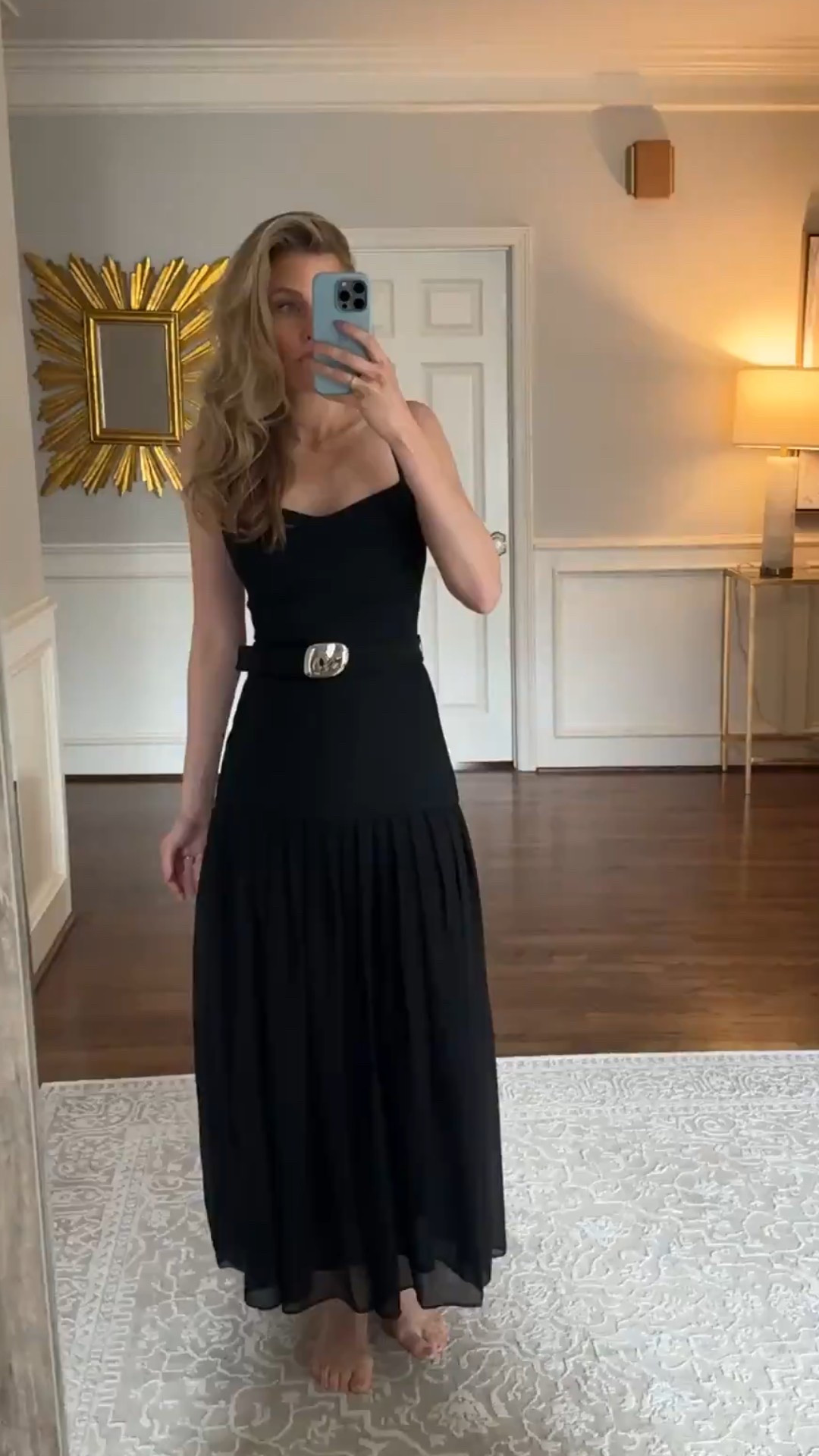 Gorgeous belter black dress! Fits perfectly! I’m 5’7 wearing a size 2

Wedding guest dress, black tie optional dress, cocktail dress 

#LTKStyleTip #LTKWedding #LTKSeasonal
