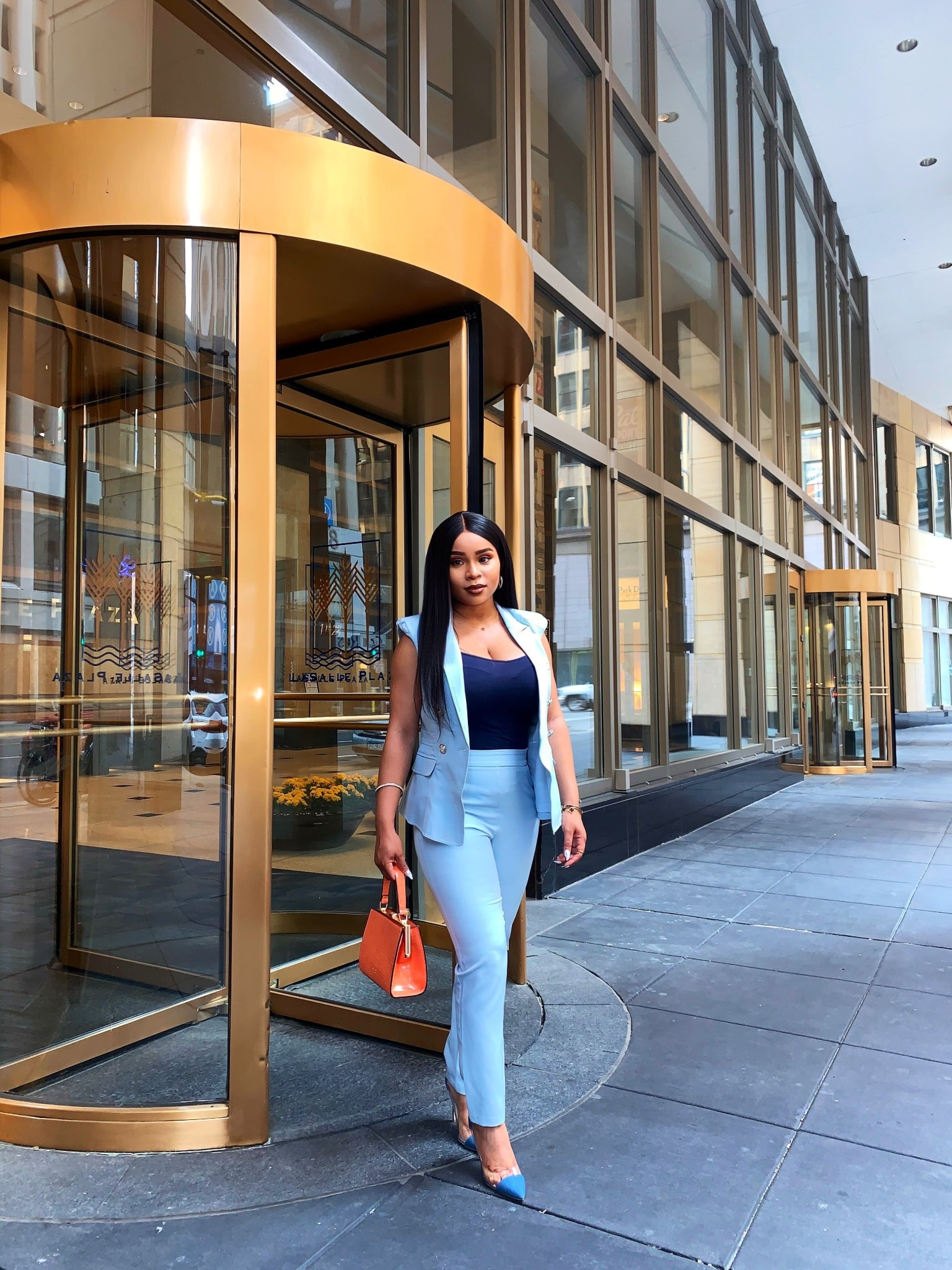 There’s something about wearing blue on vacation that instantly feels calming, confident, and refined 💙 This blue double-breasted vest and matching pants set became my go-to look for strolling through beautiful streets, enjoying long lunches, and feeling effortlessly elegant wherever the day took me.
The tailoring is clean and polished, yet light enough for travel days when you want to look put together without feeling overdressed. I styled it with a mini bag and classic pump heels simple details that elevate the entire look and give that timeless, European-vacation energy. It’s the kind of outfit that makes you slow down, stand taller, and truly enjoy the moment.

If you love pieces that feel chic, versatile, and endlessly wearable on vacation (and beyond), this set is a must. Wear it together for a statement look or mix and match for multiple outfits.

Scroll down to shop this elegant vacation-ready look on my LTK .

blue vest and pants set, double breasted vest women, vacation outfit women, elegant travel outfit, chic vacation style, tailored pants set women, mini bag outfit, pump heels women, clean elegant outfits, LTK vacation outfit

 #VacationStyle #ElegantOutfits #TravelOutfitInspo #LTKStyle #ChicVacation #CleanGirlAesthetic #WomenInStyle


#LTKPetite #LTKTravel #LTKootd