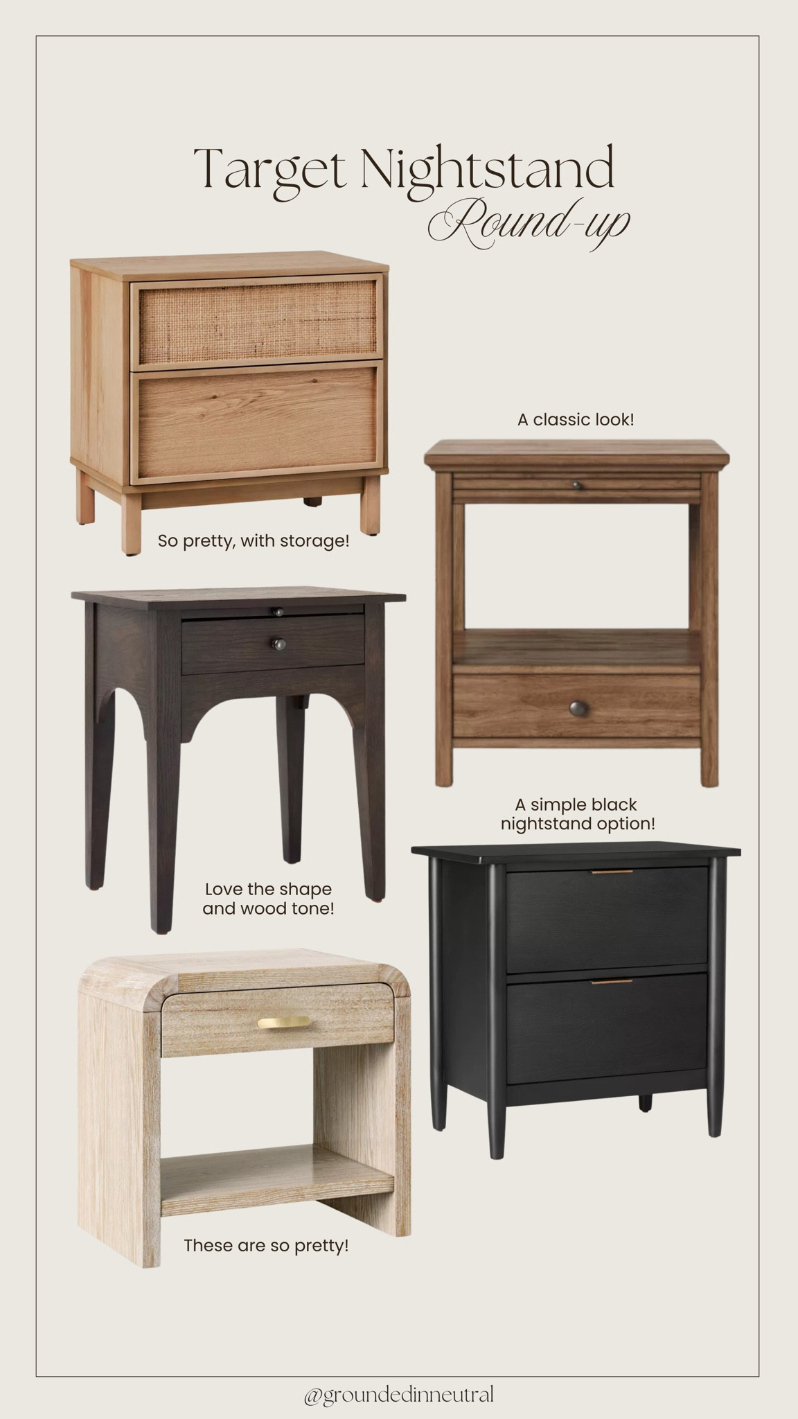 I rounded up a few of my favorite Target nightstands! 🎯

Target home finds, nightstands, bedroom inspo 

#LTKStyleTip #LTKHome