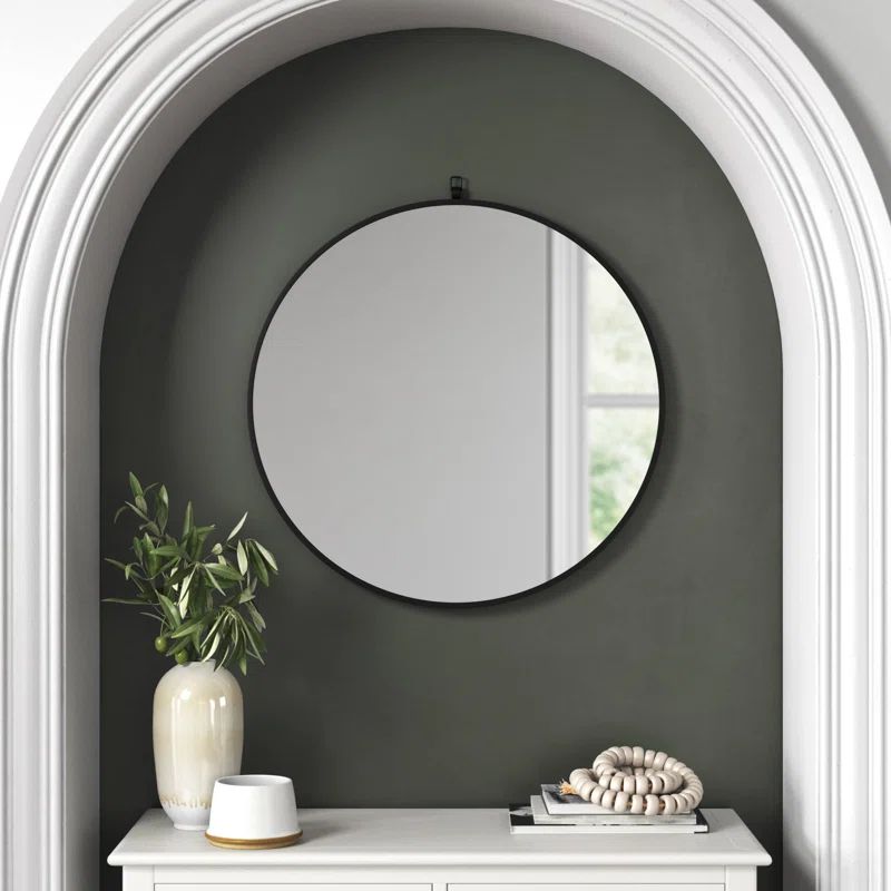 Cassie Metal Round Wall Mirror | Wayfair North America